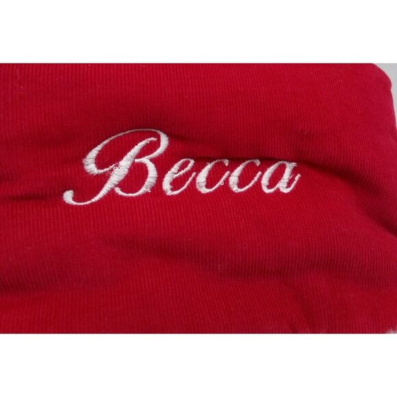 Pottery Barn Kids Becca Woodland Bear Stocking Holiday Christmas Quilted Xmas - Picture 9 of 9